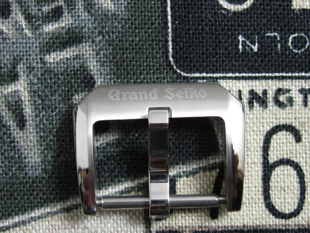 Fermoir De Bracelet De Montre Grand Seiko - Boucle En Acier Inoxydable Argentée - Largeur 15mm