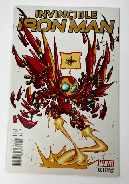 Invincible Iron Man #1 - 2015 - Marvel Comics - Skottie Young Variant