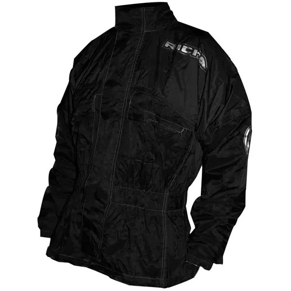 Richa Rain Warrior Heavy Duty 100% Waterproof Motorcycle Over Jacket - Black
