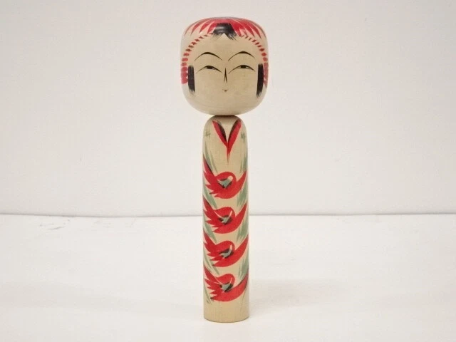 43915# TRADITIONAL JAPANESE CRAFT / KOKESHI DOLL (24.3 cm)/ ARTISAN WORK