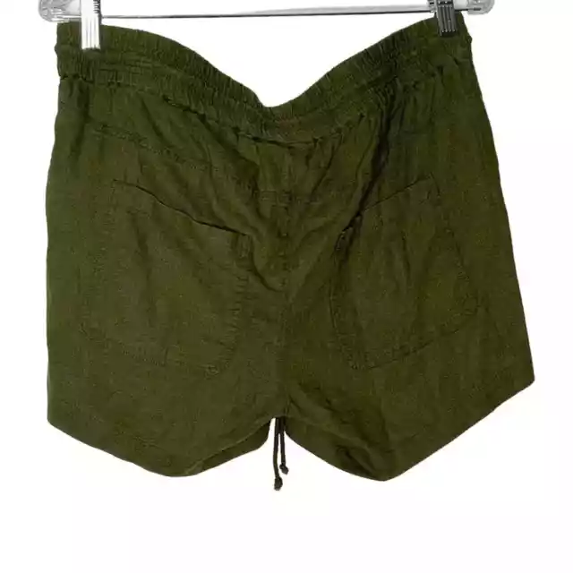A Pea in the Pod underbelly linen maternity shorts. NWT. Size L 3