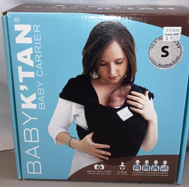 Portabebés original Baby K'Tan en gris talla pequeña