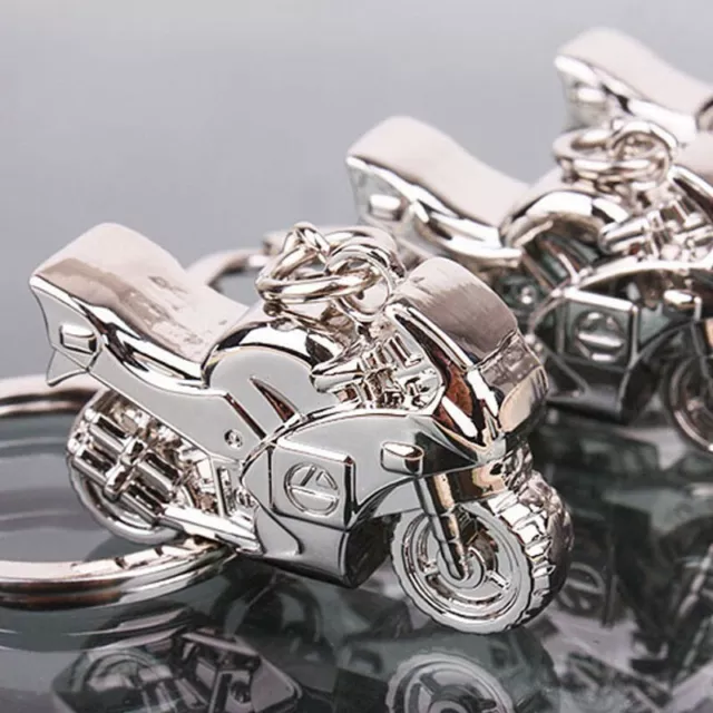 Lot de 11 porte-clés en métal pour casque de moto, roue de pneu