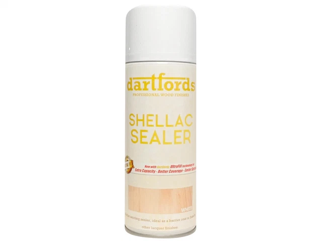Sellador de goma laca transparente blanco dartfords 400 ml aerosol