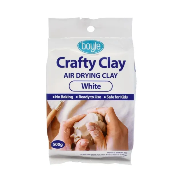 Crafty Clay 500g White - Air Drying