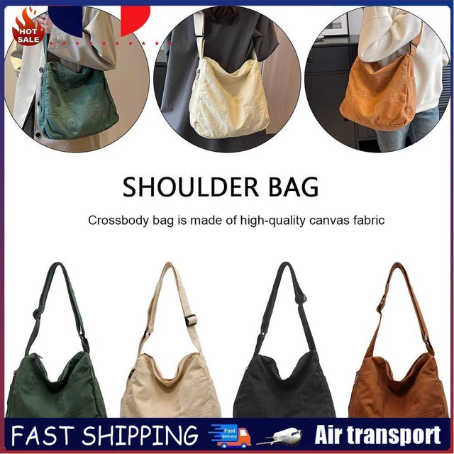 Women Travel Tote Bags Simple Canvas Casual Handbags Portable School Student Bag