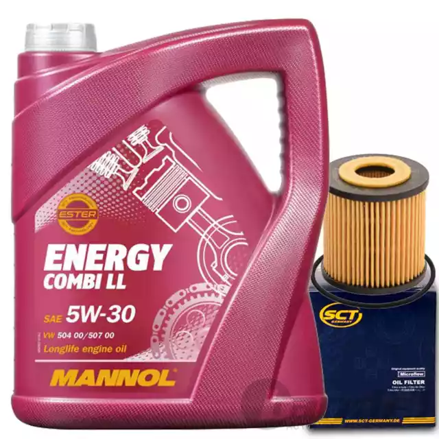 Filtro Olio + MANNOL 5W30 Olio Adatto A per Smart 450 451 452 41-101 Cv