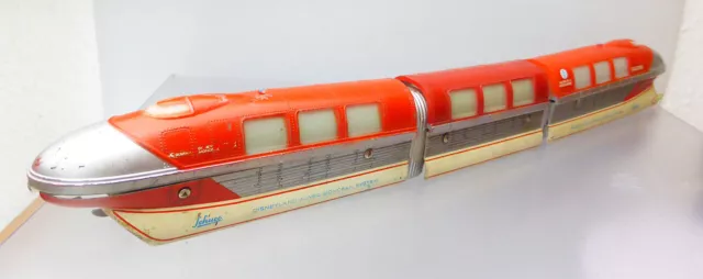 Schuco Disneyland Monorail 6333/0 /Dreiteiliger Zug, rot, bitte lesen! /T819 2