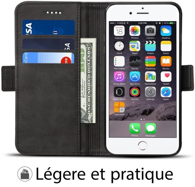 Case Case Cover For Iphone 7 8 Se 2020/Se 2022 Flip Cover Leather Card Holder 2
