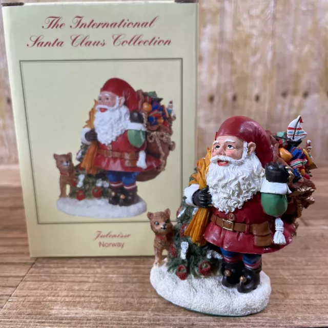 🎄The International Santa Claus Collection NORWAY "Julenisse" Figure (2002)
