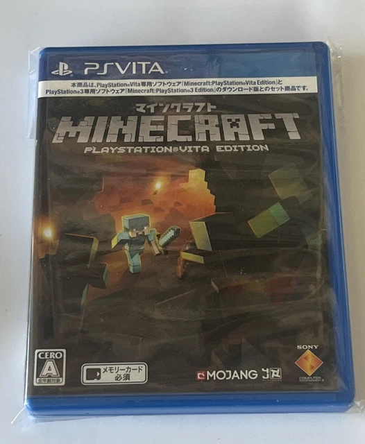 Jeu Minecraft PlayStation Vita Edition - Version Japonaise (NTSC-J) - Avec Boîtier, Très Bon état