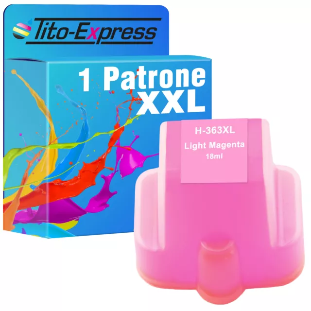 Patrone XXL LM für HP 363 Photosmart 3108 3110 3110 V 3110 XI 3210 3310 C 5140