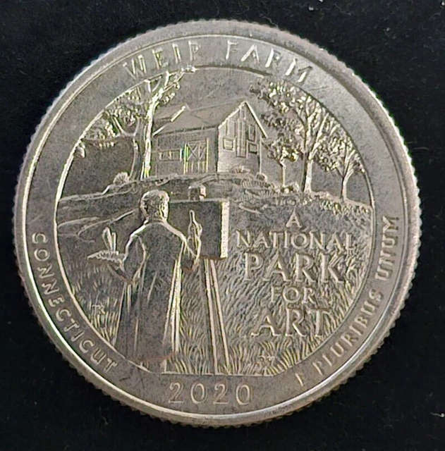 2020W WEIR FARM Quarter V75 Privy National Park ATB Coin West Point
