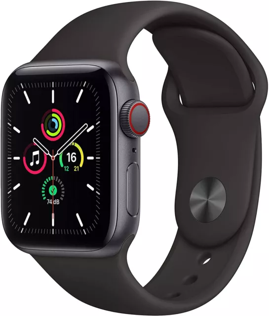 Apple Watch SE 40mm Cellular Aluminiumgehäuse spacegrau - Zustand akzeptabel