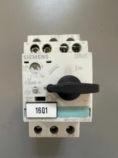 Siemens 3RV1011-1CA10 Leistungsschalter für industriellen Einsatz 3RV1 Siemens 3RV1011-1CA10 Leistungsschalter für industriellen Einsatz 3RV1
