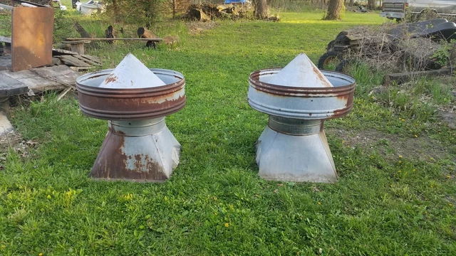 Vintage Antique RARE Barn Cupola Galvanized Tin Roof Topper Rustic Farm Decor