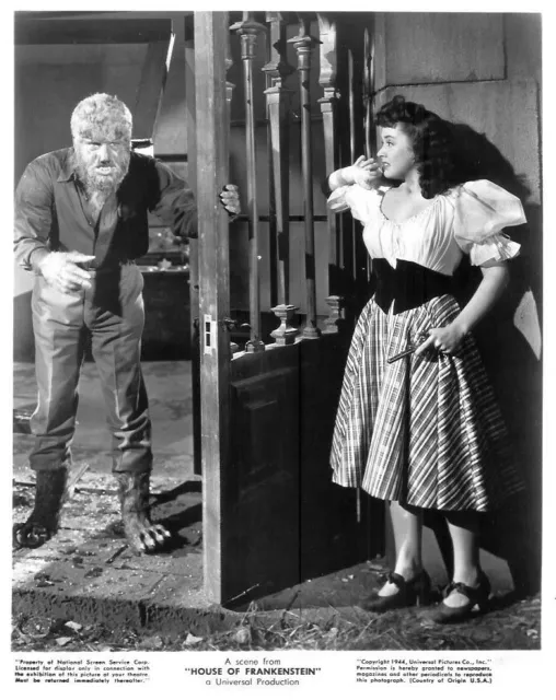Lon Chaney Jr As The Wolfman House Of Frankenstein Classic 8X10  Photo X