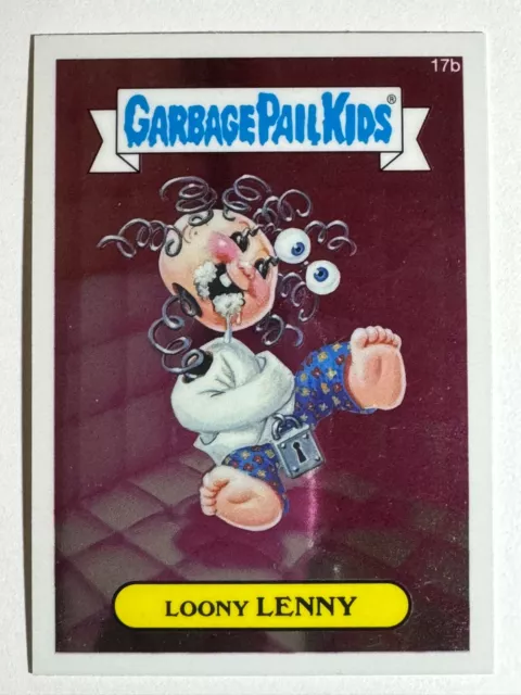 2013 Topps Chrome Garbage Pail Kids Series One #17b Loony Lenny