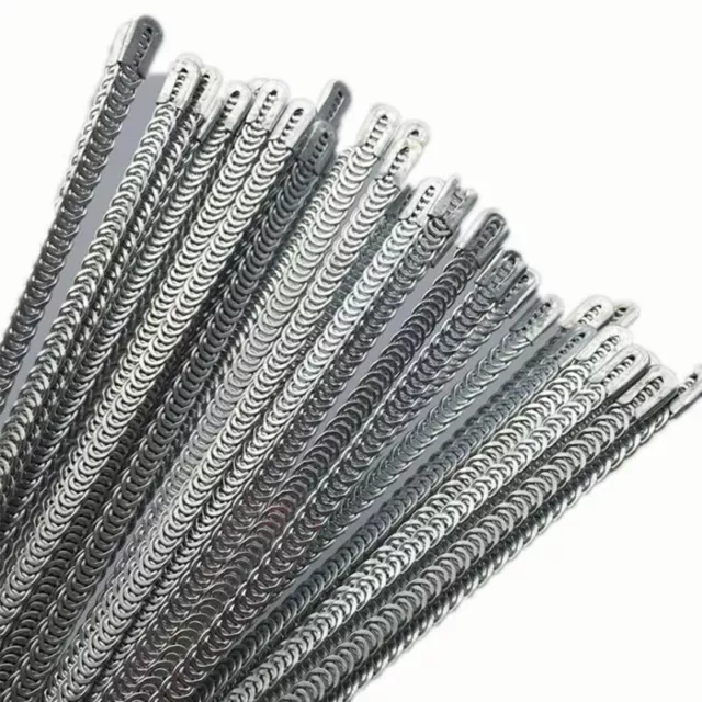 X10 15cm 5mm Precortado Espiral Tapado Acero Inoxidable Huesado Prenda Costura