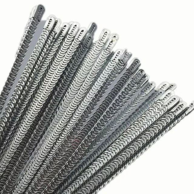 X10 23cm 5mm Precortado Espiral Tapado Acero Inoxidable Huesado Prenda Costura