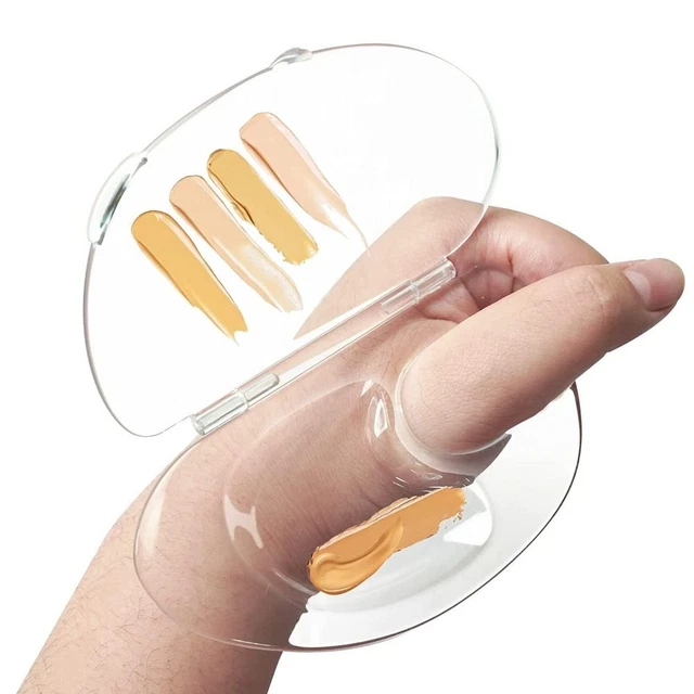 Tavolozze Per Pittura Acriliche | 2 Pezzi 15x25 Cm Ovali | Trasparenti E Riutilizzabili | Per Olio, Acquerello, Tempera - Foto 6