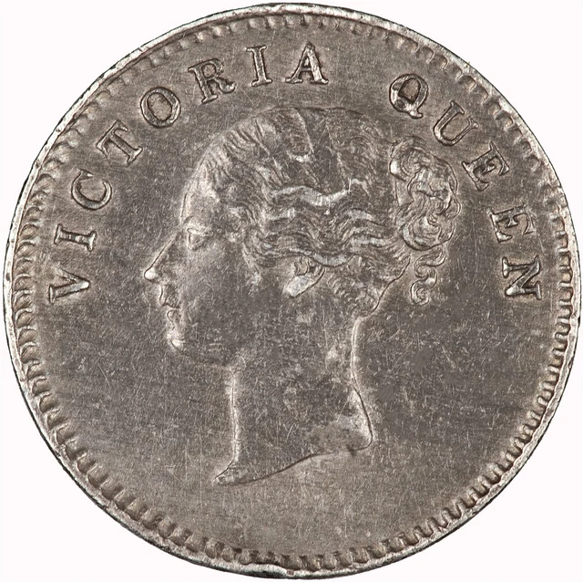 India (East India Company) 1841 2 Annas TONED EF