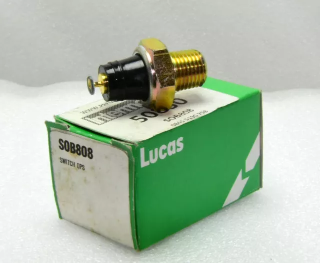 LUCAS SOB808 Oil Pressure Switch - Vauxhall, Saab, Bedford. New old stock