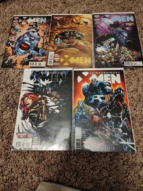 EXTRAORDINARY X-MEN: Apocalypse Wars #8 9 10 11 12  Marvel Comics Lot of 5