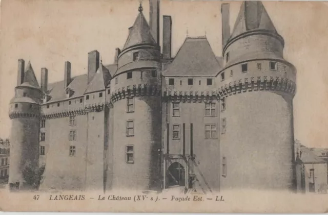 CPA 37 - LANGEAIS - Le Château - Façade Est