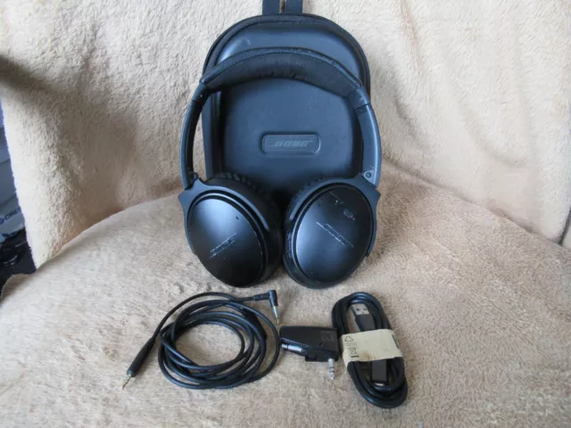 Bose QuietComfort 35 Series I QC35 Wireless Noise Cancelling Headphones Black