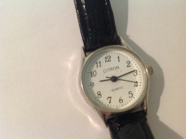 CITRON S565S LADIES Quartz Watch Working NEW Battery Jan 21