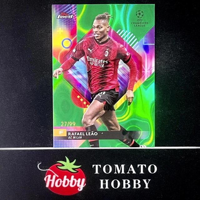 Lots Cartes Topps Total Football AC Milan – Leao /99, Shevchenko, Pulisic, Giroud /75