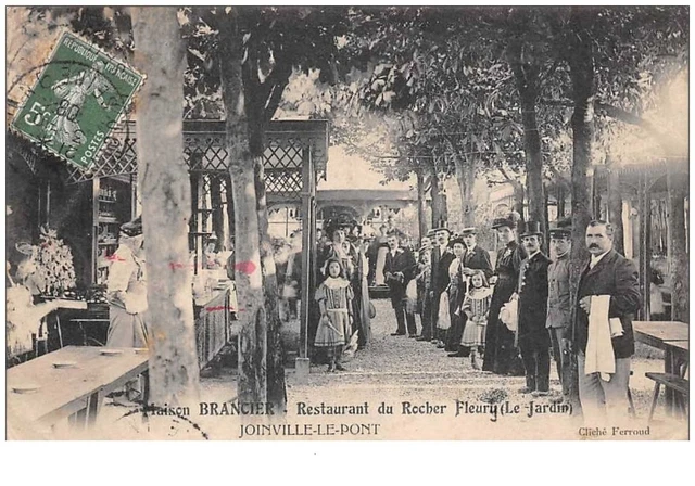 94 . n° 49243 . joinville le pont . maison brancier.restaurant