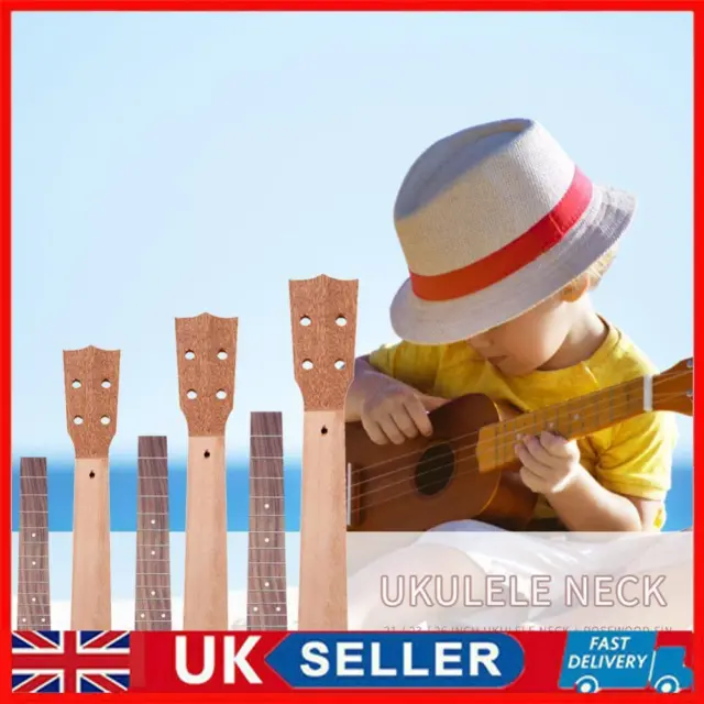 Ukulele Neck Rosewood Fingerboard Set DIY Ukulele Musical Instrument Accessories
