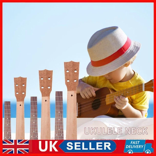Ukulele Neck Rosewood Fingerboard Set DIY Ukulele Musical Instrument Accessories