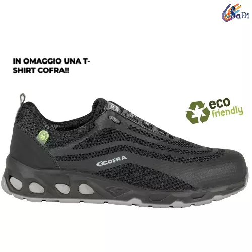 Scarpe Antinfortunistiche Cofra Watt Black Esd S1P Src Bassa Lavoro Comoda 36-48