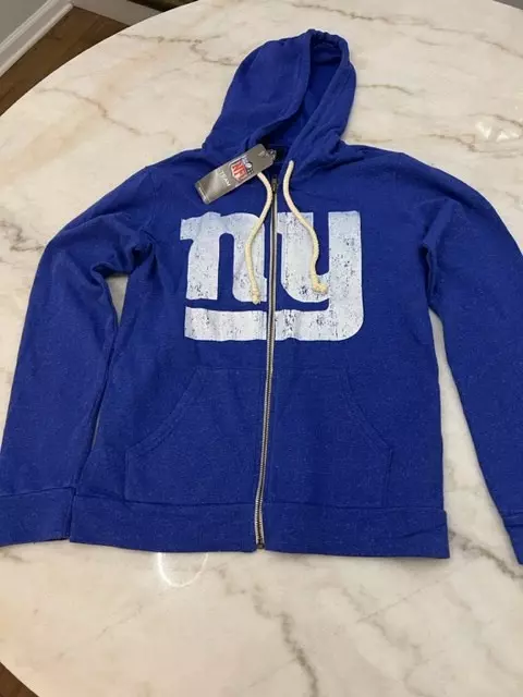 Women's NFL NY Giants Full Zipper Hoodie