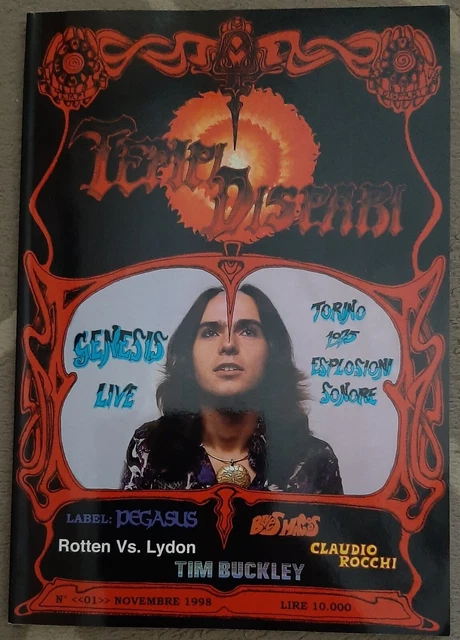 Rivista Musicale - TEMPI DISPARI # 01 novembre 1998 Genesis Neil Young C. Rocchi