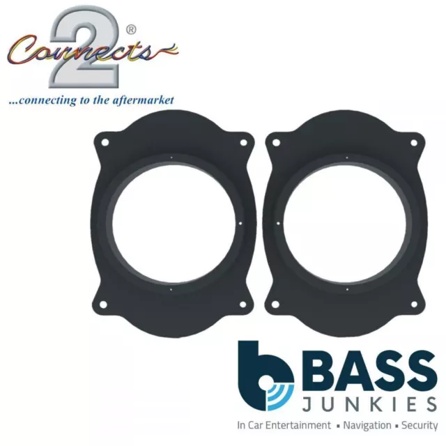 Brackets fit 6.5" Speakers to a Lexus IS300 2001-2005 [Rear Door 165mm]