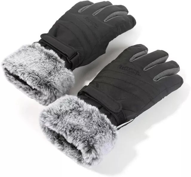 accsa Women Winter Ski Gloves 3M Thinsulate Waterproof & Windproof Snow Gloves f