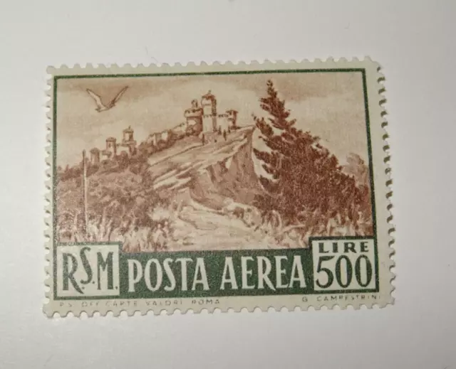 1951 San Marino posta aerea 500 lire Vedute  MNH**