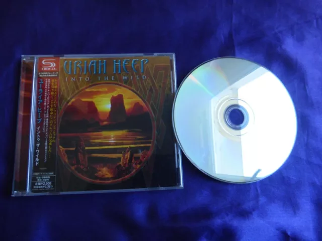 Uriah Heep Into the wild CD SHMCD import Japon avec OBI et livrets 1 titre bonus