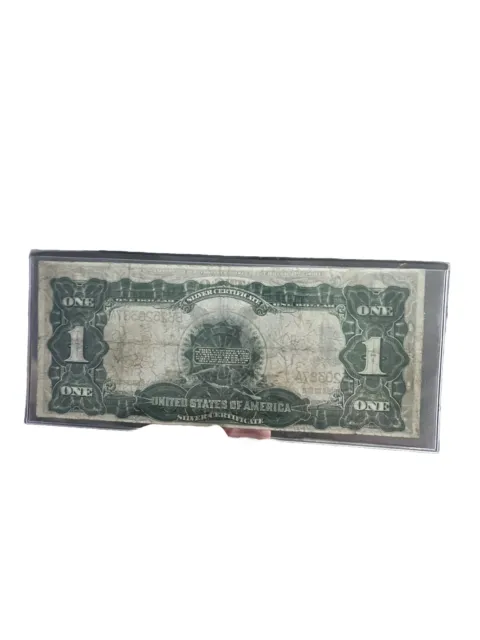 1899 $1 One Dollar Black Eagle Silver Certificate Note Fr#236 RARE 2