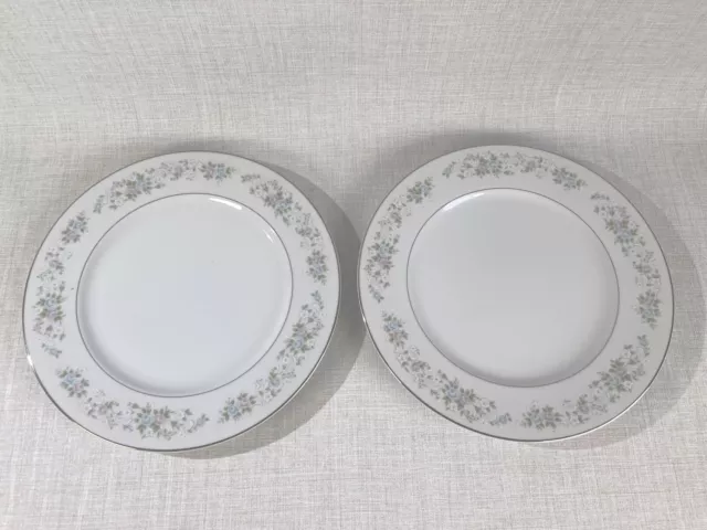 Carlton Corsage 481 Japan Dinnerware China Replacement 2 Dinner Plates 10.5”