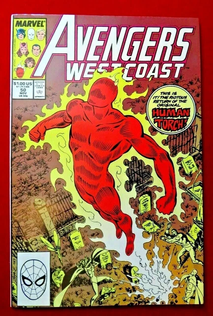 1988 West Coast Avengers #50 Marvel Comic Book Wanda Vision