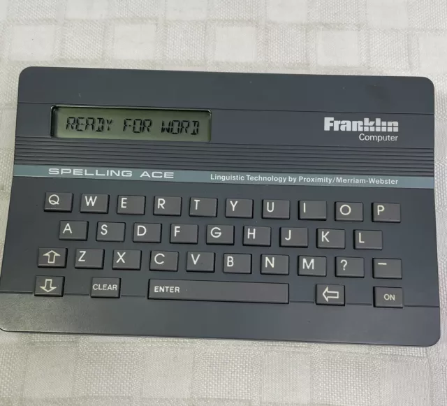 Franklin Computer Spelling Ace SA-98 English Spell Checker