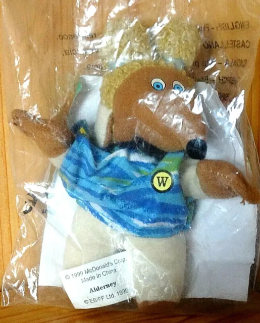 ALDERNEY ~ The Wombles ~ McDonald's ~ Soft Toy ~ NEW IN PACKET