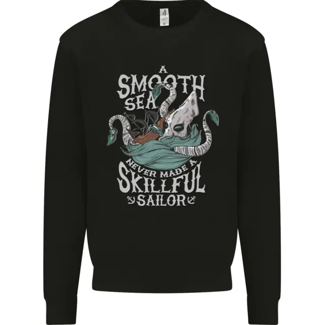 Skilful Sailor Kraken Sailing Cthulhu Mens Sweatshirt Jumper