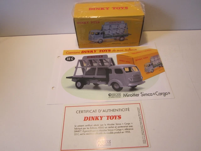 DINKY TOYS 1/43 SIMCA CARGO MIROITIER Réf: 33C