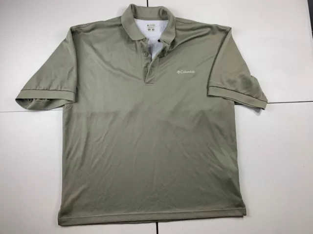 Columbia "PFG" - khaki polo shirt - Medium